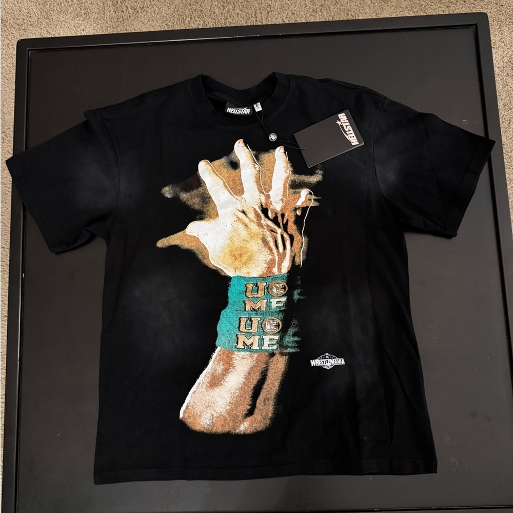 WrestleMania Hellstar Black and Green Graphic T-Shirt